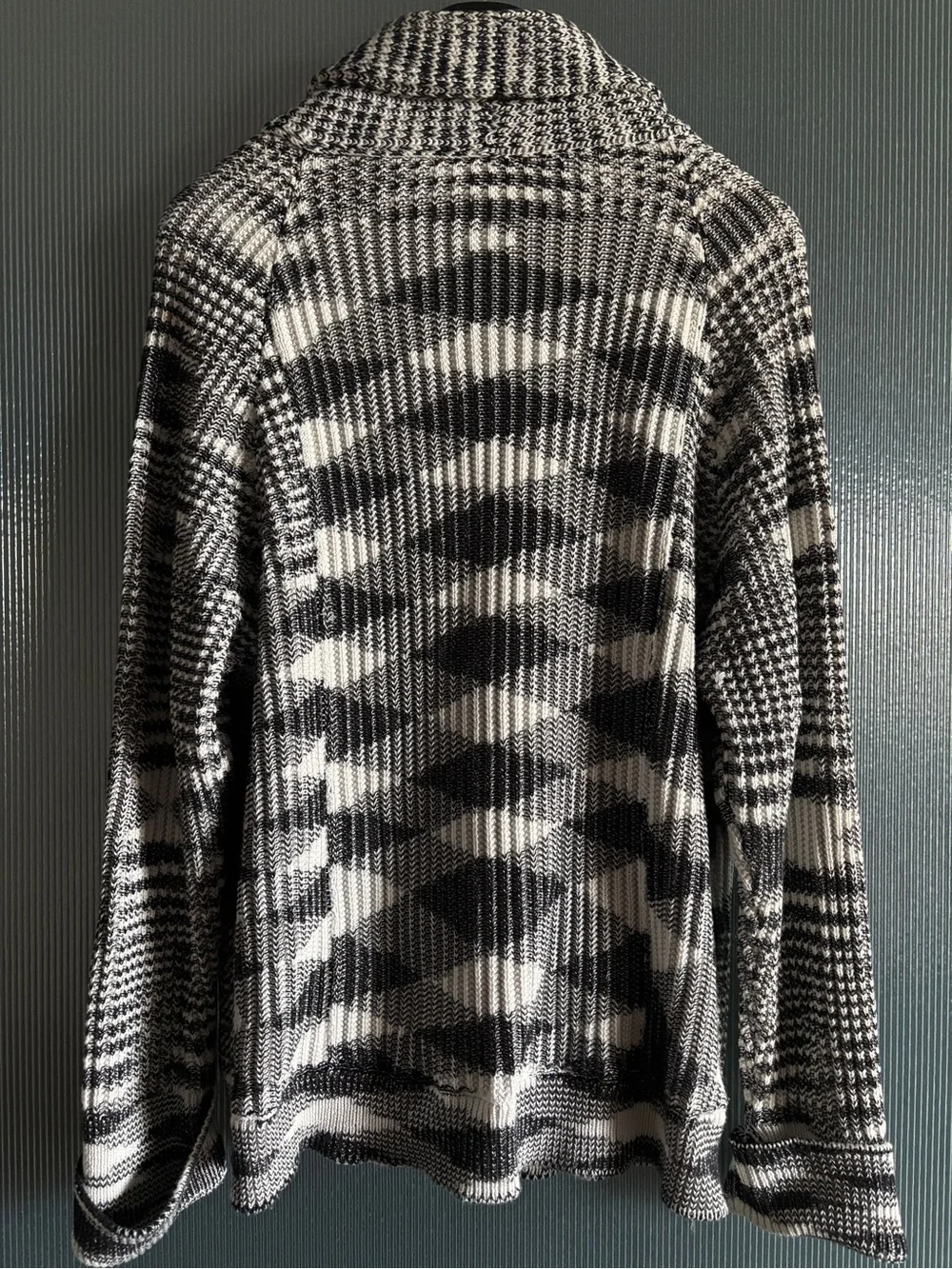 Vintage Missoni Italy Space Dye Cardigan Size L Oversized Sweater
